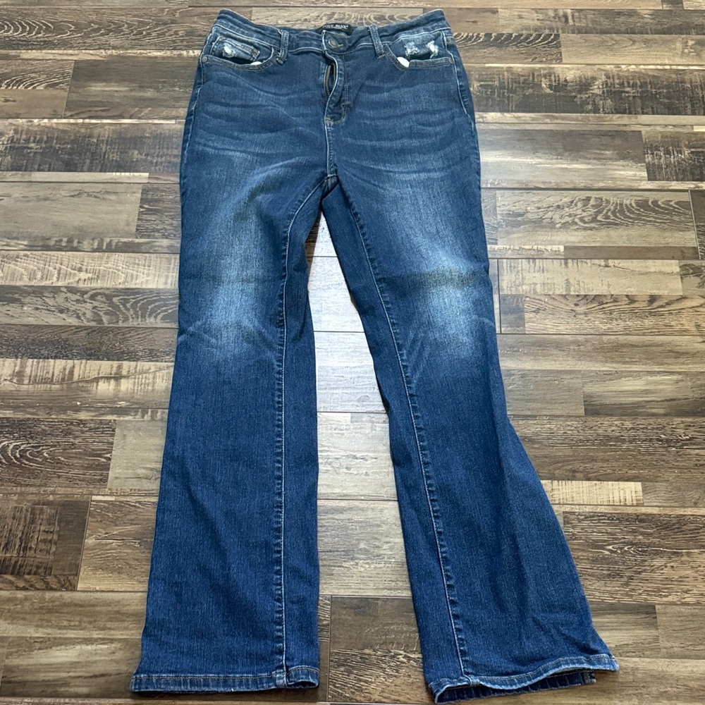 Judy Blue Dark Blue Flared Jeans